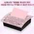Eersida 4 x 4 Inches Rhinestone Self Stick Note Pad Holders, Memo Sticky Dispenser for Office Home Desk Supplies