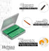 Knife Stropping Compound with Case - (2-Pack, Total 5 Oz) Get Razor-Sharp Edges with Knife Polishing Compound, Green Buffing Compound Bars are Easy to Use with Leather Strop Compound Guide