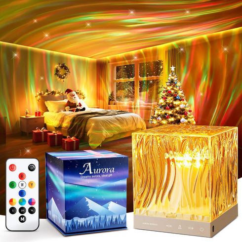Crystal Lamp for Bedroom, 15 White Noise Machine Room Lights for Bedroom,