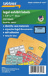 Tabbies Legal Exhibit Labels - RESPONDENT'S Exhibit 252, Blue, 1-5/8"W x 1"H, 58027