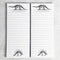 Nancy Nikko Dinosaur (Bones) Refrigerator Notepads, NOTE-A-SAURUS - Set of 2 Pads for Notes, To Do List, Grocery List