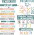 Boho Classroom Calendar Set Bulletin Board - Bulletin Board Calendar For Classroom Elementary, Teacher Calendar Bulletin Board Sets, Preschool Calendar For Classroom, School Calendar For Classroom by Hadley Designs