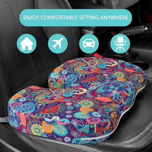 La Boutique Chic Tailbone Flower6 Pressure Relief Cushion, Memory Foam Seat Cushion for Pain Relief Coccyx Cushion