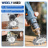 Acellegic 10 3 Inch 1/4-inch Pcs Knotted Wire Brush for Drill, Knot Wire Wheel Brushes with Shank for Rust Removal