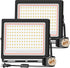 TigQiang 120W Plug in Flood Light Outdoor, 14400LM Brighter Exterior Security Lights