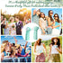 24 Summer Rossesay Pcs Mini Portable Electric Fan Bulk Powerful Personal Handheld Fan for Wedding Favors Music Festival