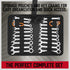 Premium 22-Piece Midget Wrench Set, Mini Combination Wrench Set Metric & SAE with Carry Pouch