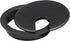 5 Pack Rok Hardware 3" (76mm) Black Round Computer Desk Table Port Wire Cable Organizer Hole Cover Grommet