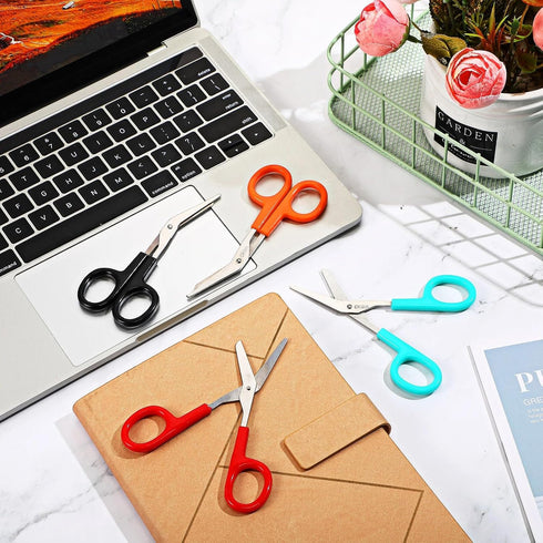 Tarpop 48 4.8 Inches, 5 Pcs Gauze Scissors for Nurses Medical Small Bandage Scissors Bulk Heavy Duty Safety Mini Gifts