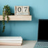 Juvale Wooden Perpetual Block Calendar for Desk - Rustic Farmhouse Decor, Month Date Display Blocks (5 x 4 In)