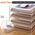 Paper Letter Tray Organizer, Acrylic Stackable Desk Organizer for Office Supplies, 2 Tier Clear Tray for Files and
