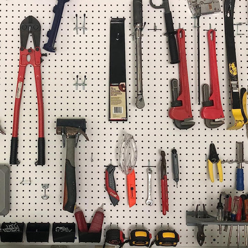 INCLY Pegboard Hooks Set, 206PCS Heavy Duty Peg Hook Hanger & Holder for 1/4 1/8 Inch Pegboard