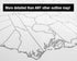 Large Blank United States Outline Map Poster - Laminated 36” x 24” Wall Map for Classroom or Home Study, Dry Erase
