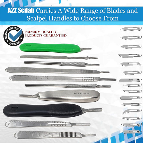 #3, 9-16 Premium Quality Scalpel Handle Stainless Steel (Fits Size Scalpel Blades)