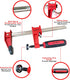 12 Inch Set, 4 Pack 600 lbs HimaPro Bar Clamp Load Limit Medium Duty Quick Release Steel F Clamp, Ideal