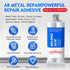 1.76 oz Metal Epoxy Glue, 2 Part Heavy Duty Cold Welding Glue for Metal to Metal, Metal to Plastic, Metal to Ceramic, Best Glue Auto Repair Putty, Marine Filler (3 pcs)