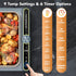 24''x15'' 9 6 Settings, Warming Mat for Food, Heating Mat, Electric Warming Tray with Temperature and Timer Fast Full