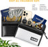 Fireproof Money Bag, 5 x 8 inches Waterproof Cash Bag with Zipper for Valuables