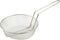 Winco Medium Nickel Culinary Basket, 12-Inch Diameter, Medium Mesh
