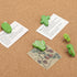 Push Pins, 30Pcs Cactus Decorative Wood Pins for Cork Board