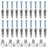 Self-Drilling Hollow Metal Stud Wall Anchors - Heavy Duty Drywall Kit with 25 Tapping Mount Screws