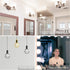 G25 (G80) Bulb 8W, 60W 120V, E26 5000K, Pack 3 Simba Lighting LED Vanity Globe Light for Bathroom, Makeup Mirror |