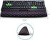 BRILA Keyboard Wrist Rest Support Cushion Pad for Computer, Laptop, Office Work, PC Gaming - Memory Foam Gel