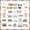 Today is A Great Day Bulletin Board Set Boho Rainbow Inspiration Decor for Teachers with Positive Affirmations