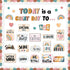 Today is A Great Day Bulletin Board Set Boho Rainbow Inspiration Decor for Teachers with Positive Affirmations