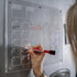 Mr. Pen Acrylic Dry Erase Calendar for Silver Fridge, 14.7x11.8", Magnetic Calendar with 4 Markers