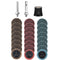 HARFINGTON 27pcs Quick Change Discs Set 1" Roll Lock Sanding Discs with