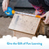 Famm 8ft 3+ Handy Blue Bird Tape Measure for Kids STEM Educational Tool with Level, Protractor, Retractable Design