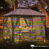 600 20Ft 10Ft echosari LED Curtain Lights Plug in, x Connectable Dual Color Changing Fairy Lights Curtain Outdoor