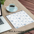 XUNLURY 9.5x7.9 Inch Coquette Blue Bow Mouse Pad, Preppy Girly Blue Aesthetic Mousepads for Wireless Mouse Computers