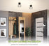 5.7" E26 120V 2 Pack ASD Black Semi Flush Mount Ceiling Light Fixture - ETL Modern Light Fixtures Ceiling Mount, Semi
