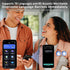 IAMJOY 163 AI Language Translation Earbuds Real Time, Language Translator Earbuds Open Ear Clip-On Design, Language