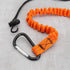 3pcs Tool Safety Rope, Work-at-Height Hardware Spanner Rope, Retractable Elastic Rope with Carabiner and Adjustable Loop