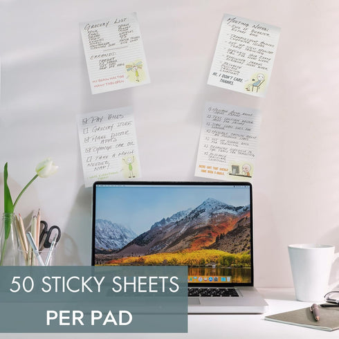 ZICOTO Super Funny Notepads for Women Coworkers - A Hilarious Christmas Gift, Unique Office Supplies Memo Pads