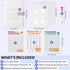 ONEDONE 100 Envelopes Money Saving Challenge Binder A5, Cash Envelopes and Erasable Marker for Saving