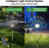 4 Pack 480 8 Solar Garden Lights Outdoor Waterproof, Total LED Solar Starburst Sparkler Lights Decorative with Lighting