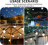 A15 Small Dusk to Dawn Light Bulbs, 4-Pack, 40W Equivalent, Warm White 3000K, E26 Base, Auto On/Off for Outdoor