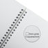 TWONE Spiral Graph Notebook with 80 Sheets/160 Square Grid Paper, 5.5 x 8.25 Inches