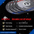 Cut Off Wheels 12 PCS, 4 1/2 Inch Fast Cutting Disc for Metal and Stainless Steel Angle Grinder (4-1/2 x .045 x 7/8inch)