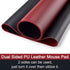 CCOCC 35x17in Dual-Sided Desk Pad Large Waterproof PU Leather Desk Mat Mouse Pad Keyboard Mat Black