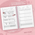 EPEWIZD A5 Counter Food Journal for Women Weight Loss Journal Wellness Meal Planner Size Food Dairy Calories Book