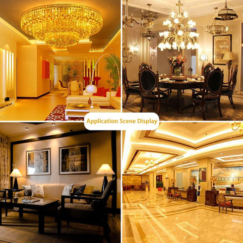 ZHENMING G9 LED Light Bulbs, Dimmable G9 Base, 4W Equivalent 40W Halogen, Warm White 3000K, 300LM, Pack of 4