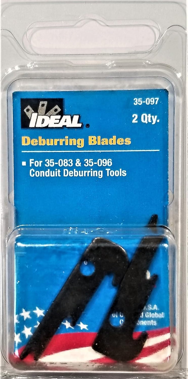 Ideal Industries 35-097 Twist-a-Nut Deburring Tool Blade, Pack of 2