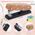 Bling Crystal Stapler Gift, Sparkly Diamond Stapler for Desk, Handmade Clay Rhinestone Machine Stapler (Champagne Gold)