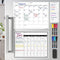 Magnetic Chore Chart for Kids, 13” X 17” Dry Erase Board - Behavior Reward Planner for Multiple Kids with 6 Markers