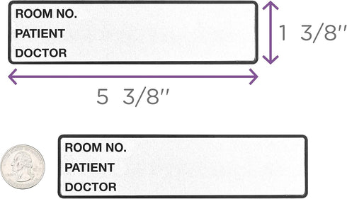 1.5 4 5 3/8 1 3/8, 200 Carstens Patient I.D. Adhesive Medical Chart Labels for Ring Binder Spines Pre-Printed Sticker